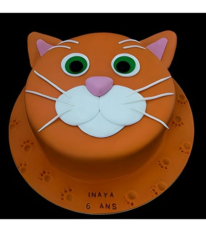 Tabby Cat Cake