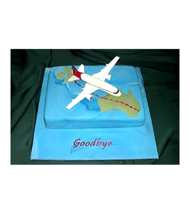 Safe Travels Farewell Cake