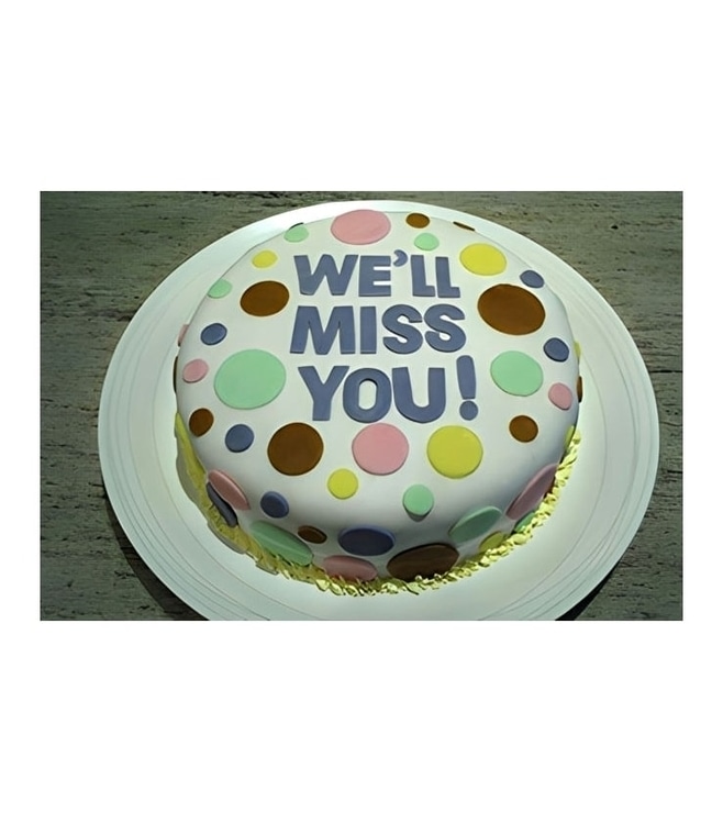 Polka-Dot Farewell Cake