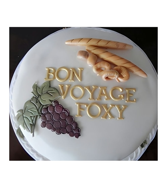 Minimalist Location Farewell Cake, 3D Themed Cakes