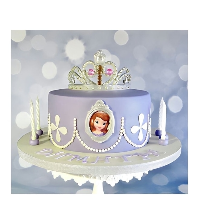 Sophia the First Regal Round Cake