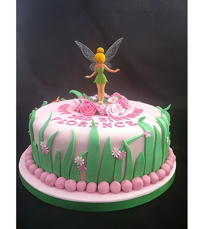 Tinkerbell Pretty in Pink Cake, Tinkerbell Cakes