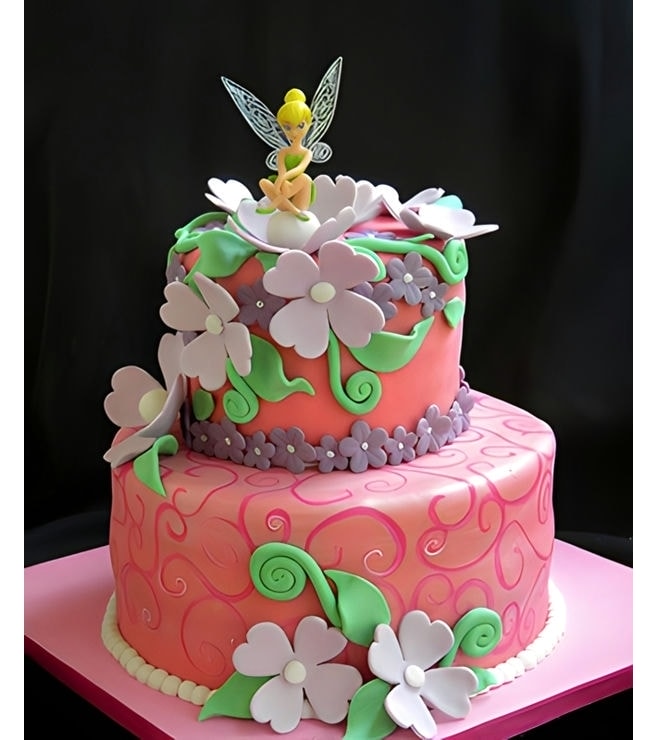 Morning Glory Tinkerbell Birthday Cake, Tinkerbell Cakes