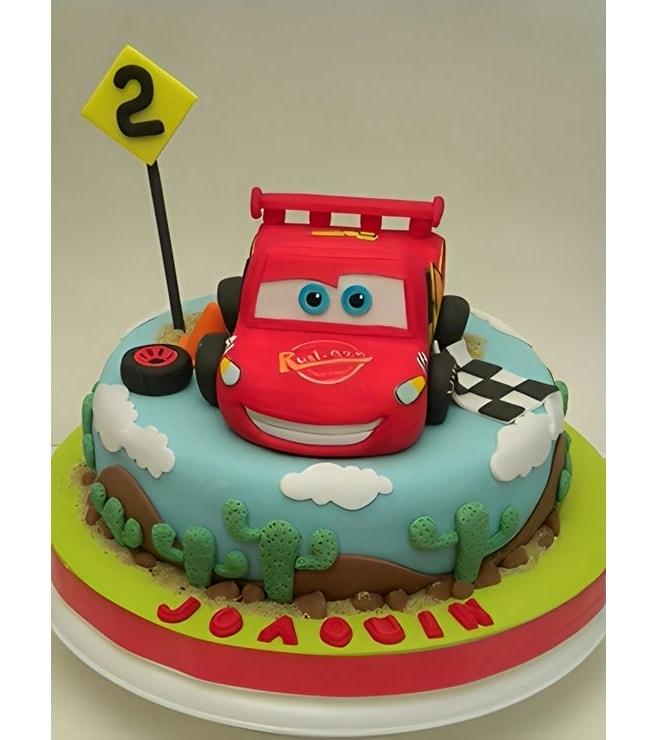 Lightning McQueen Spare Tire Cake, Mcqueen Cakes