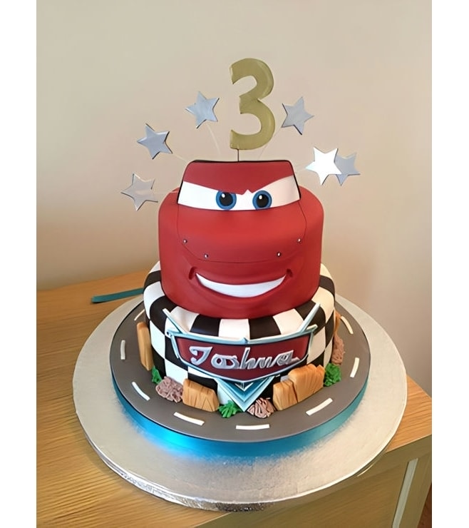 Lightning McQueen Champion Cake, Mcqueen Cakes