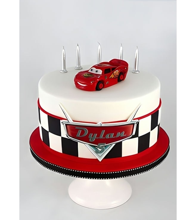 Lightning McQueen Clean and Simple Cake, Mcqueen Cakes