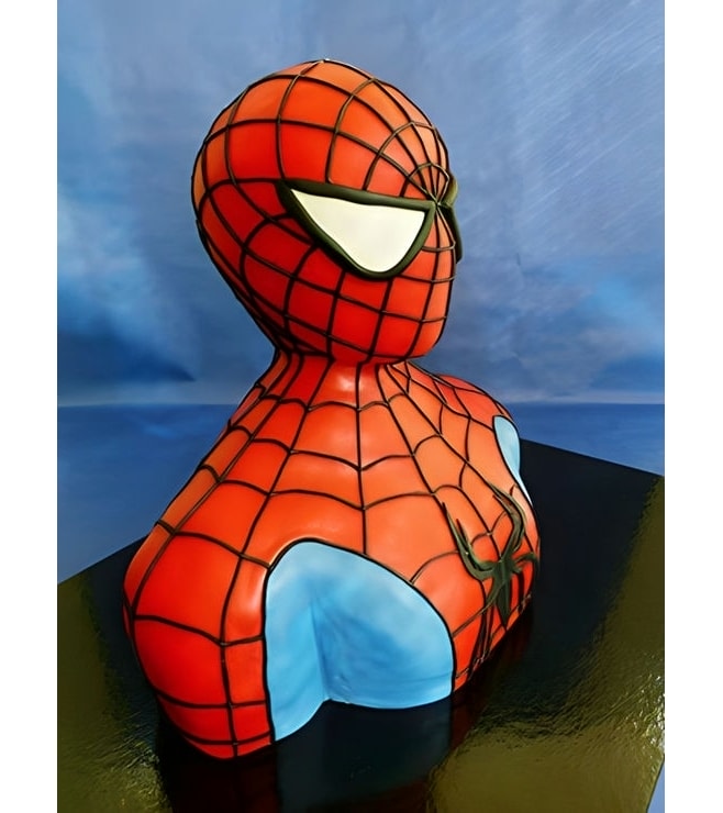 Spiderman 3 Dimensional Bust Cake, Avengers Cakes