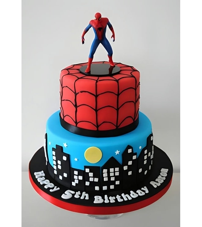 Spiderman Watchful Guardian Cake, Superhero Cakes