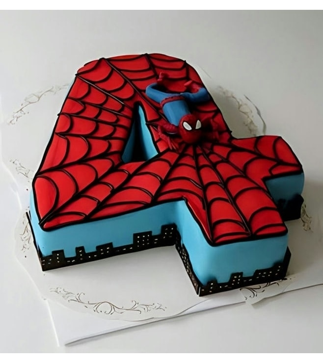 Spiderman Crawling Age Cake, Avengers Cakes