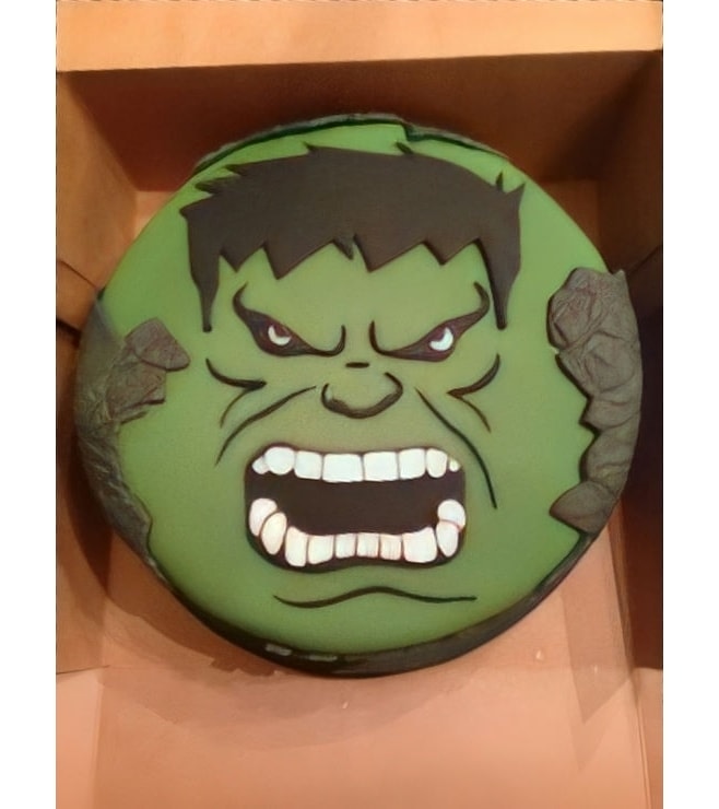 The Incredible Hulk Grimace Cake, Avengers Cakes