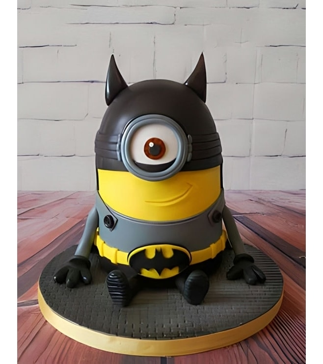 Batman Despicable Me Mashup Cake, Avengers Cakes