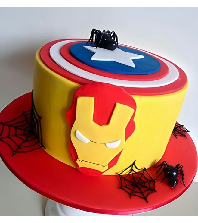 Avengers Amalgamation Cake, Superhero Cakes