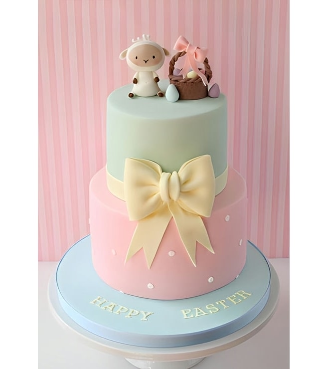 Baby Basket Tiered Cake