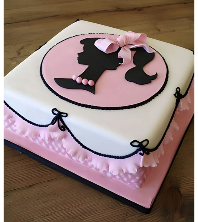 Barbie Silhouette Birthday Cake, Barbie Cakes