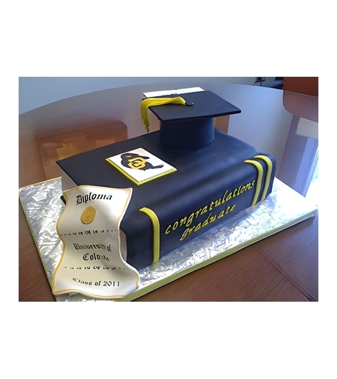 Diploma Drape Graduation Cake, Graduation Cakes