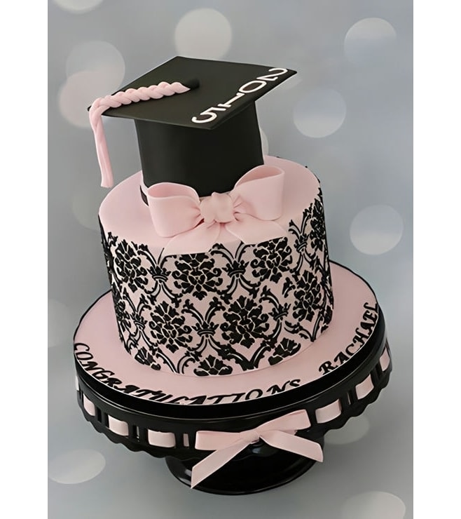 Sealed with a Pink Bow Graduation Cake, Graduation Cakes