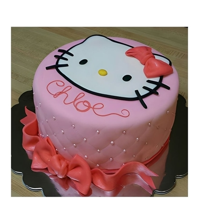 Pretty in Pink Hello Kitty Cake