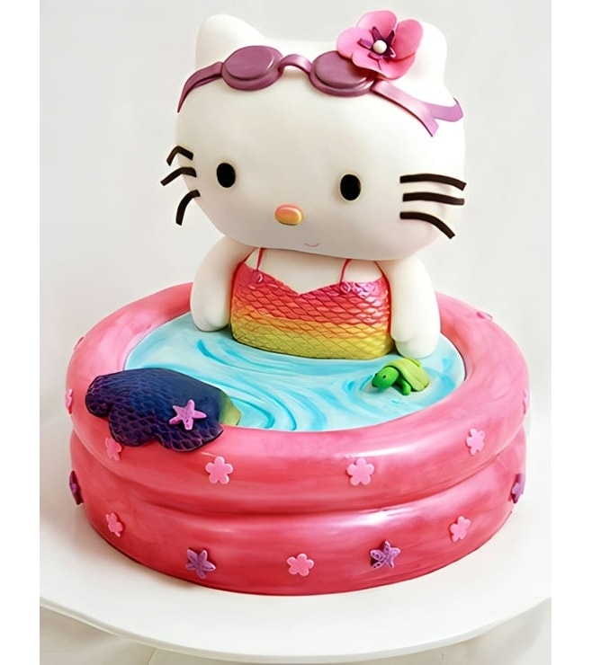 Hello Kitty Mermaid Mashup Cake