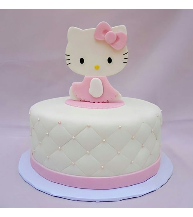 White Pillow Hello Kitty Cake