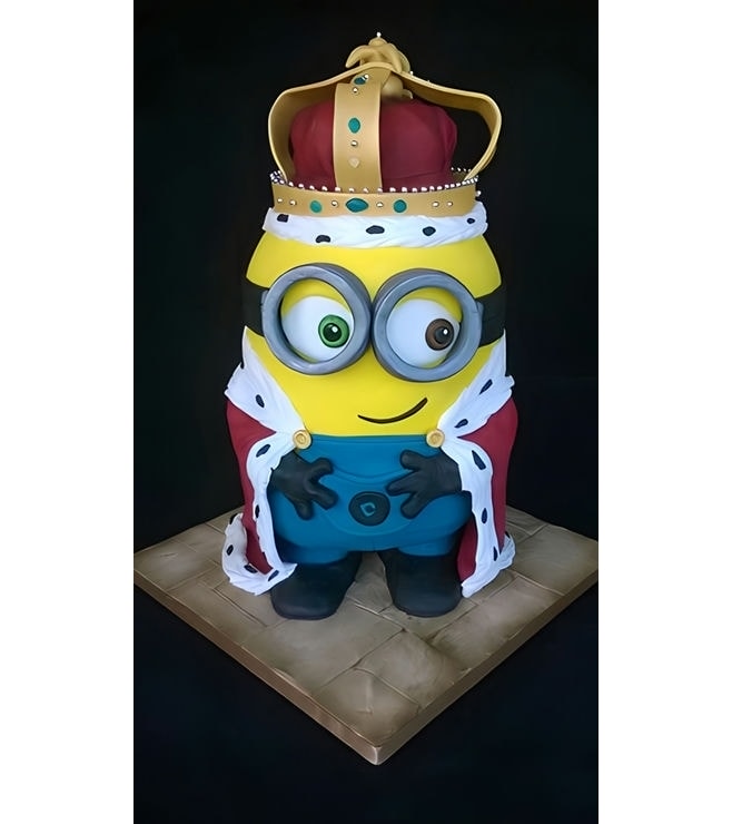 Royal Minion Birthday Cake