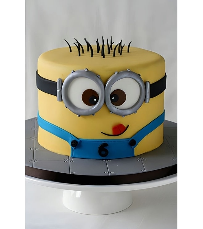 Silly Minion Cross Eyed Cake, Minion Cakes