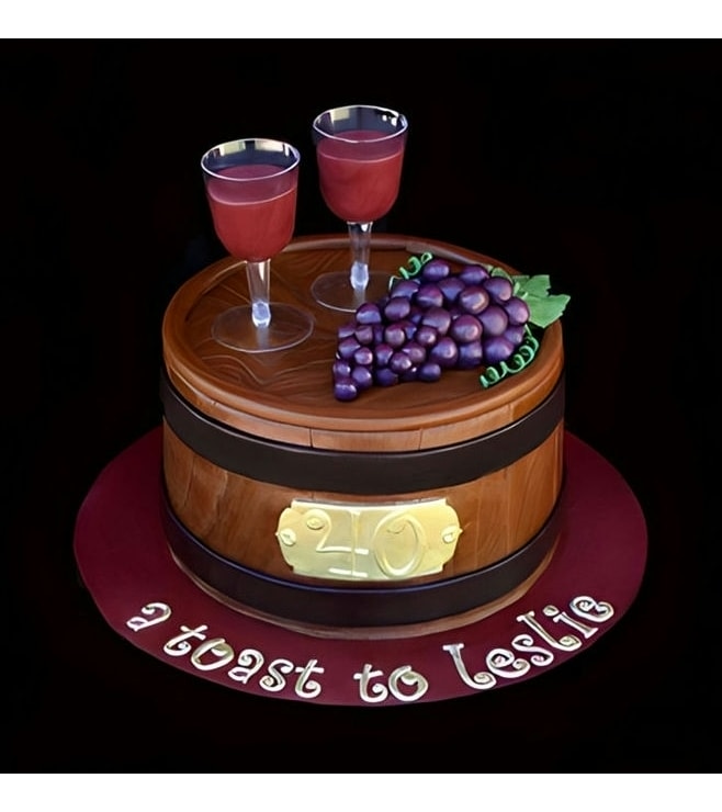 Drinks for 2 Wine Cake