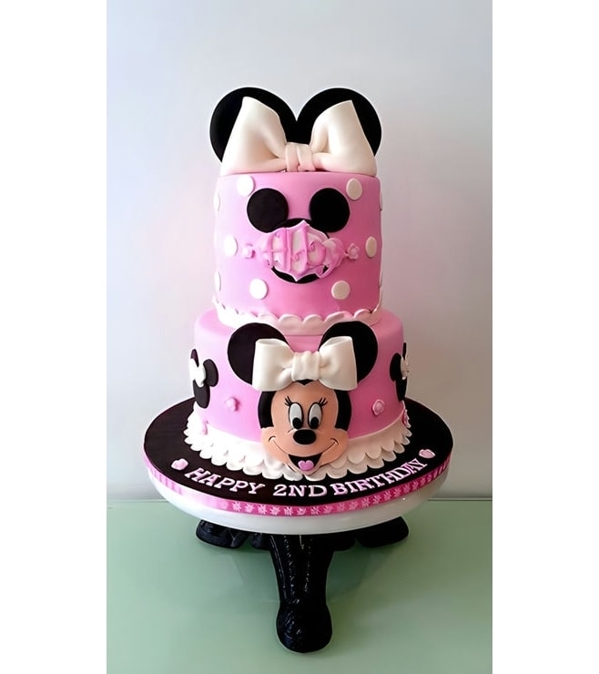 Minnie's Bowtique Stack Cake, Minnie Mouse Cakes