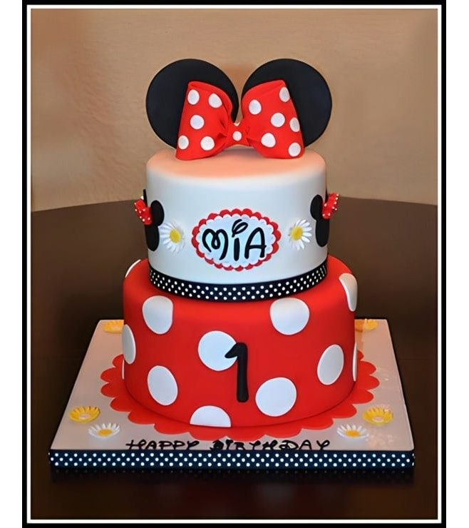 Classic Minnie Mouse Stack Cake
