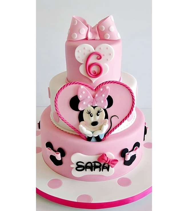 Pink Daydream Minnie Mouse Cake, Minnie Mouse Cakes