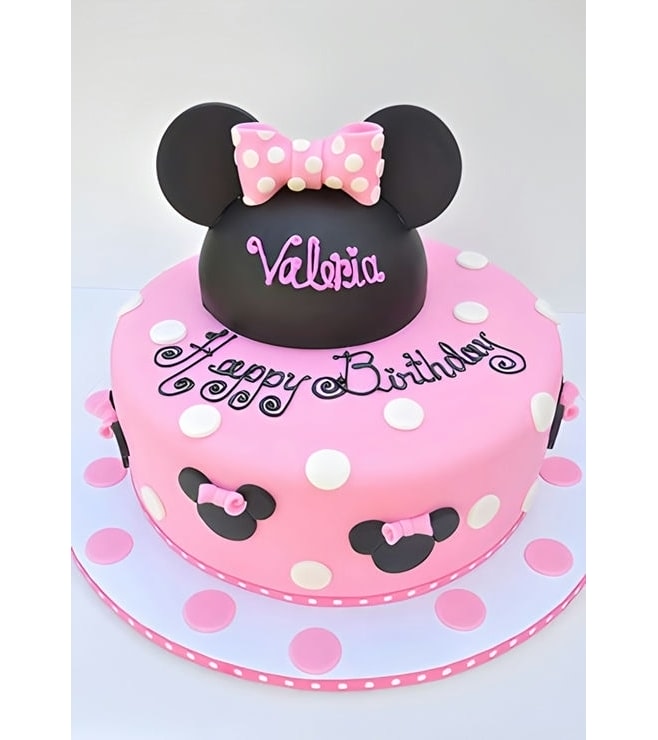 Minnie Mouse Pink Hat Box Cake, Minnie Mouse Cakes