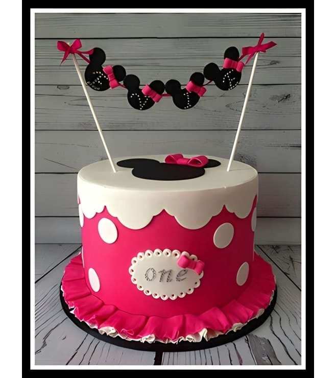 Party Time Minnie Mouse Cake