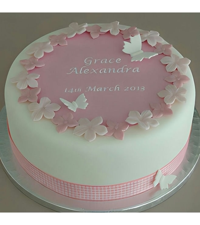Soft Pink and White Butterfly Cake, Butterfly Cakes