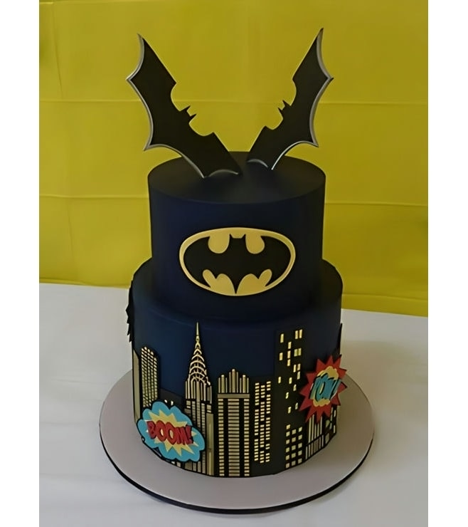 Batman Batarang Birthday Cake, Cakes For Boys