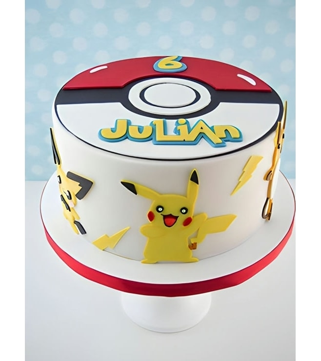 Pokemon Pikachu Birthday Cake, Cakes For Boys