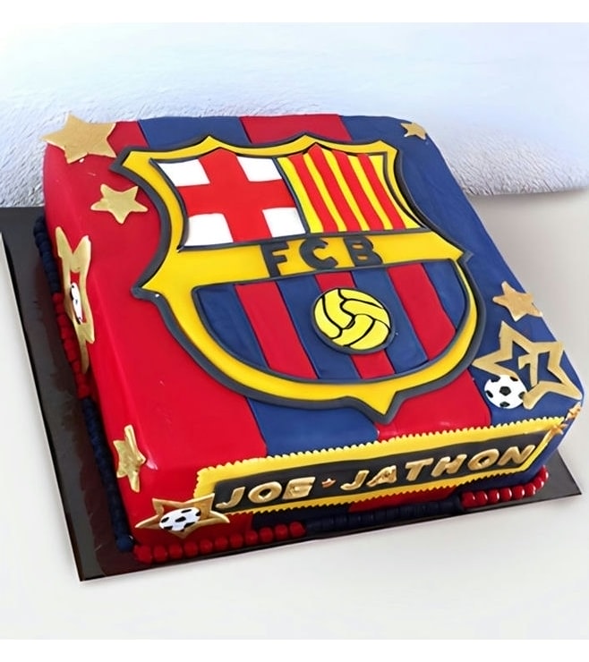 FC Barcelona Dynasty Cake, Football Cakes