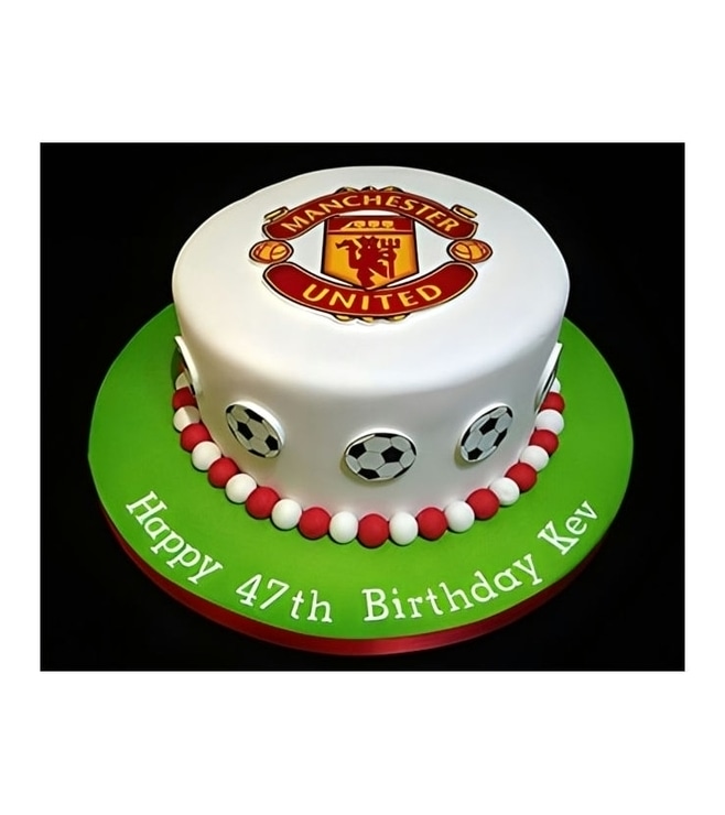 Manchester United Football Cake, Football Cakes