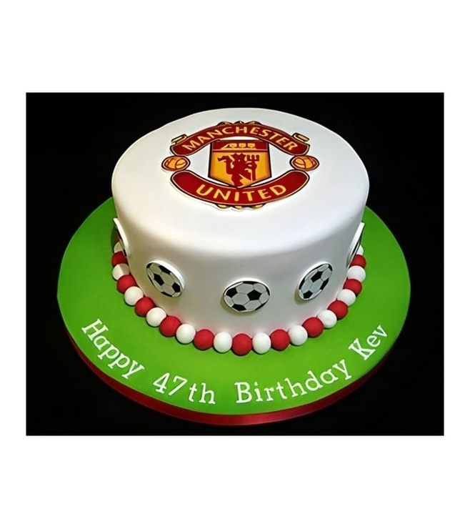 Manchester United Football Cake