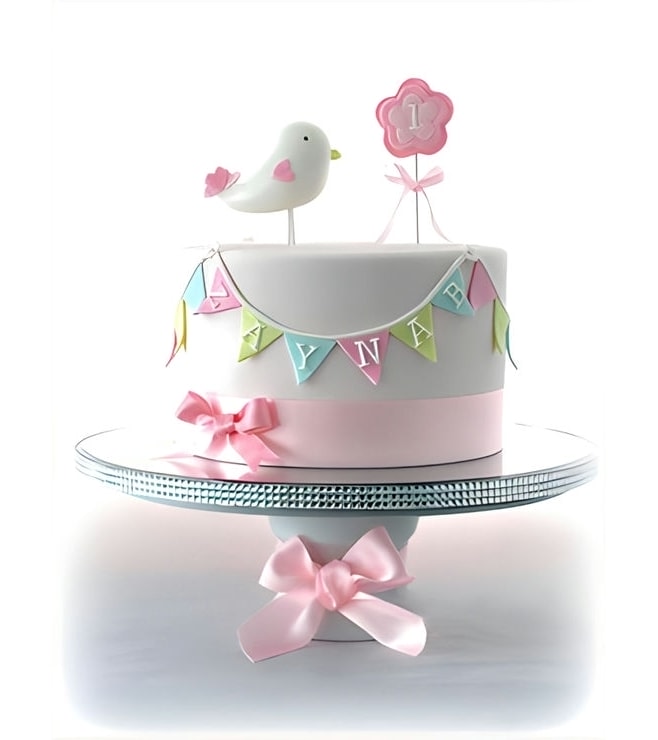 Little Birdie Whispered Cake, Cakes For Girls