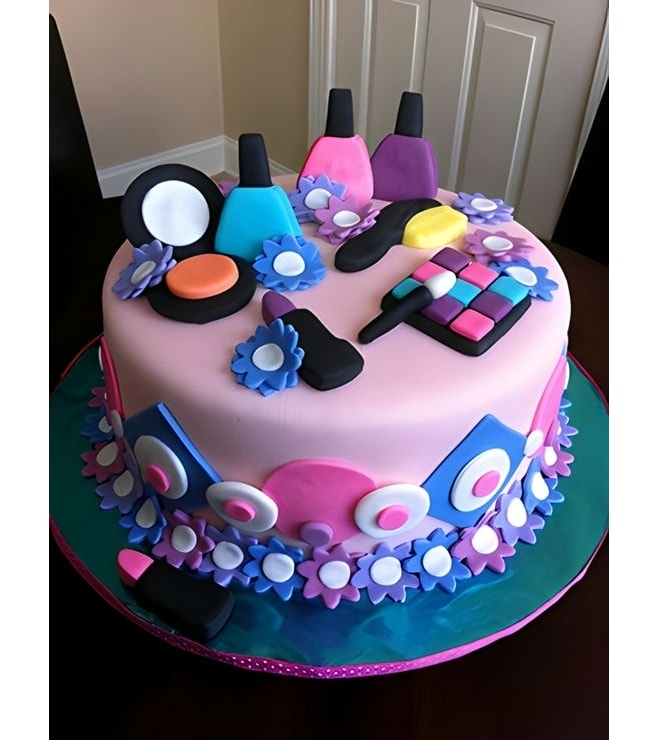 Vibrant Fashionista Birthday Cake