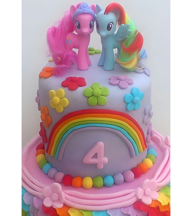 MLP Over the Rainbow Birthday Cake, Cakes For Girls