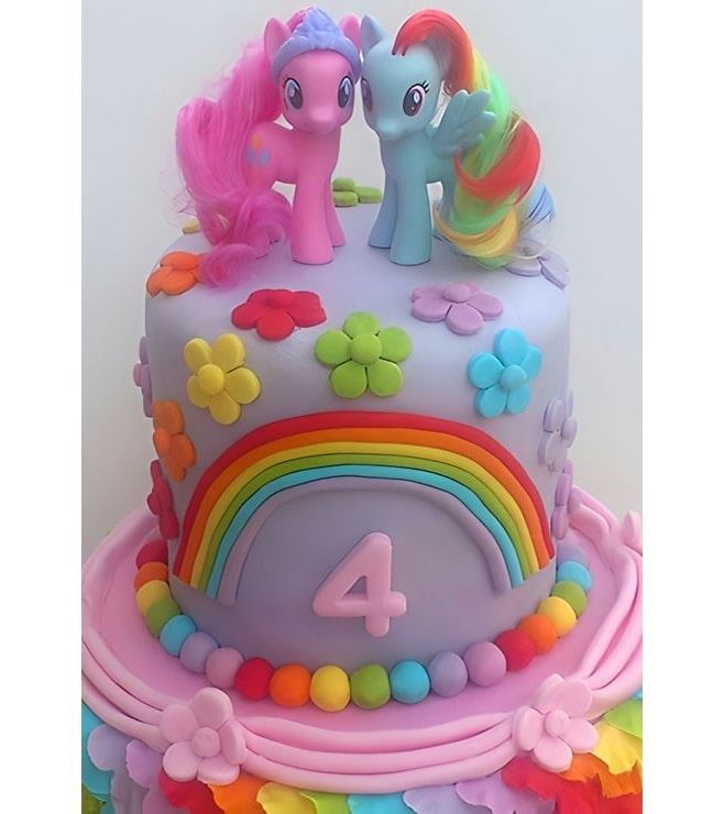 MLP Over the Rainbow Birthday Cake