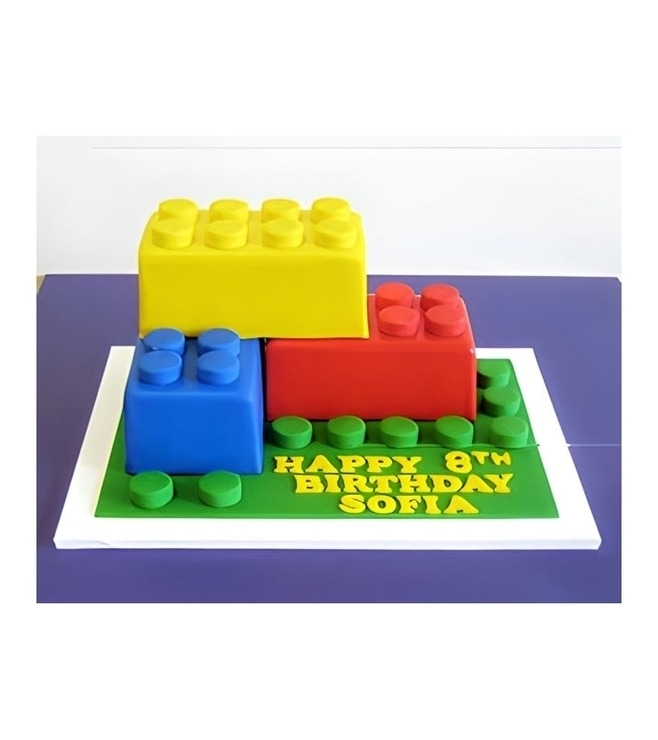 Lego Block Party Birthday Cake, Lego Cakes