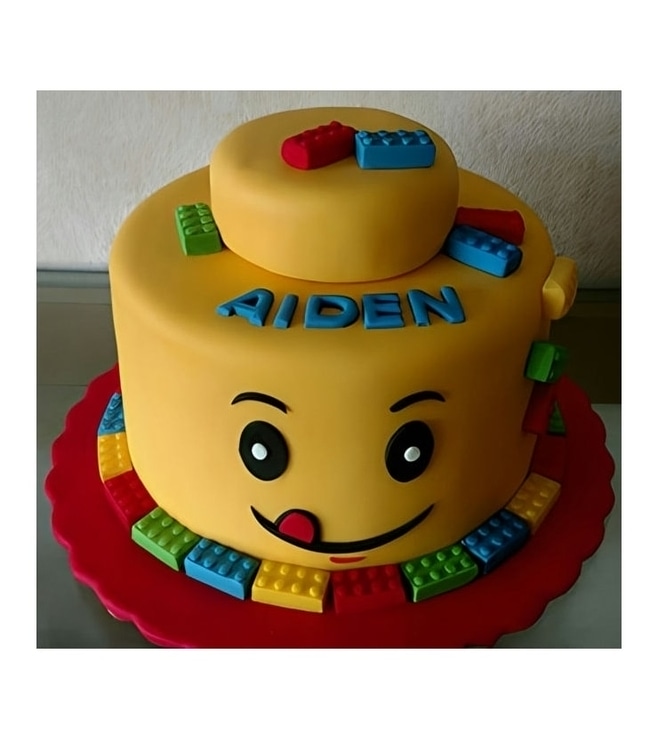 Lego Giant Silly Head Cake