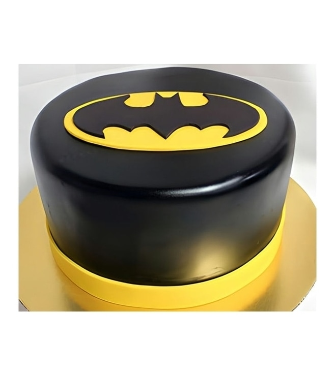 Batman Black and Gold Cake