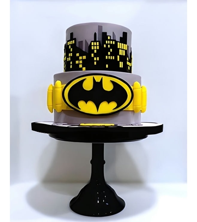 Gotham City Utility Belt Cake, Batman Cakes