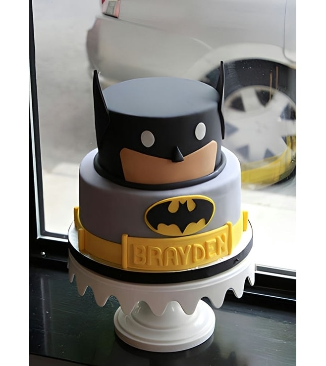 Funny Block Batman Cake