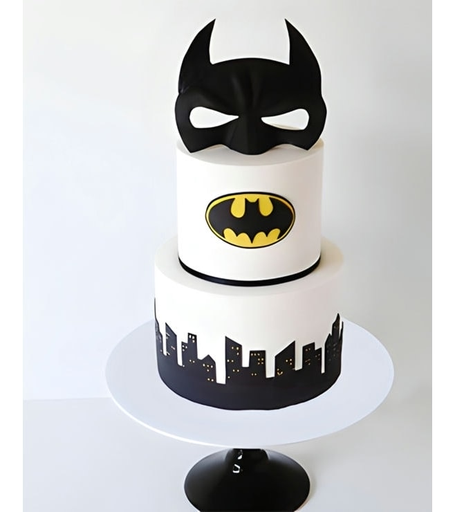 Batman Cowl Birthday Cake