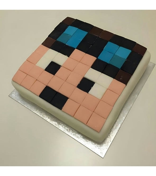 Dan TDM Diamond Minecart Birthday Cake, Minecraft Cakes