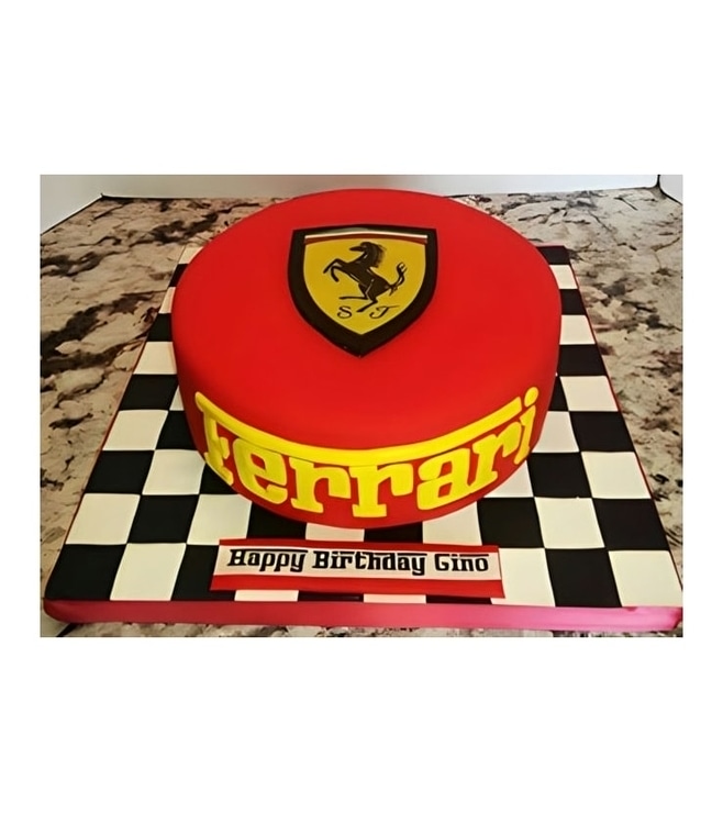 Ferrari Logo Cake 2