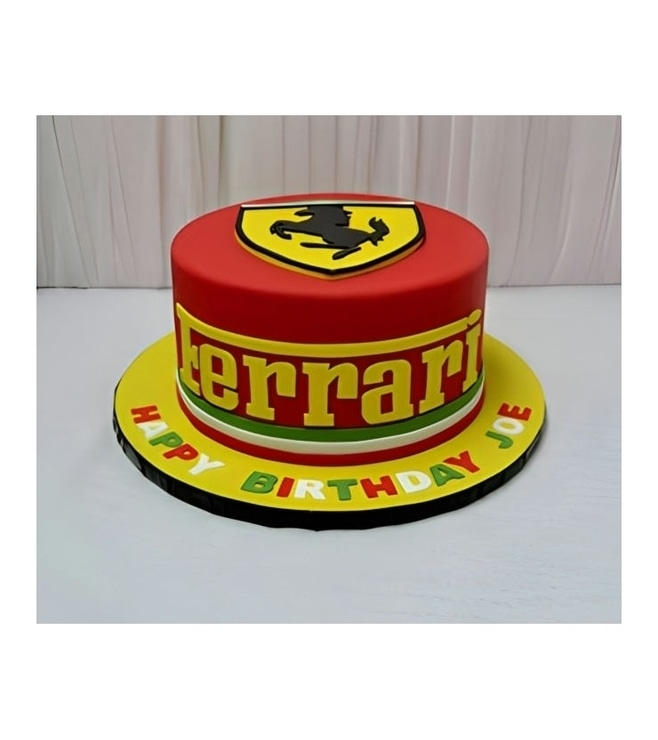 Ferrari Logo Cake 3, Ferrari Cakes